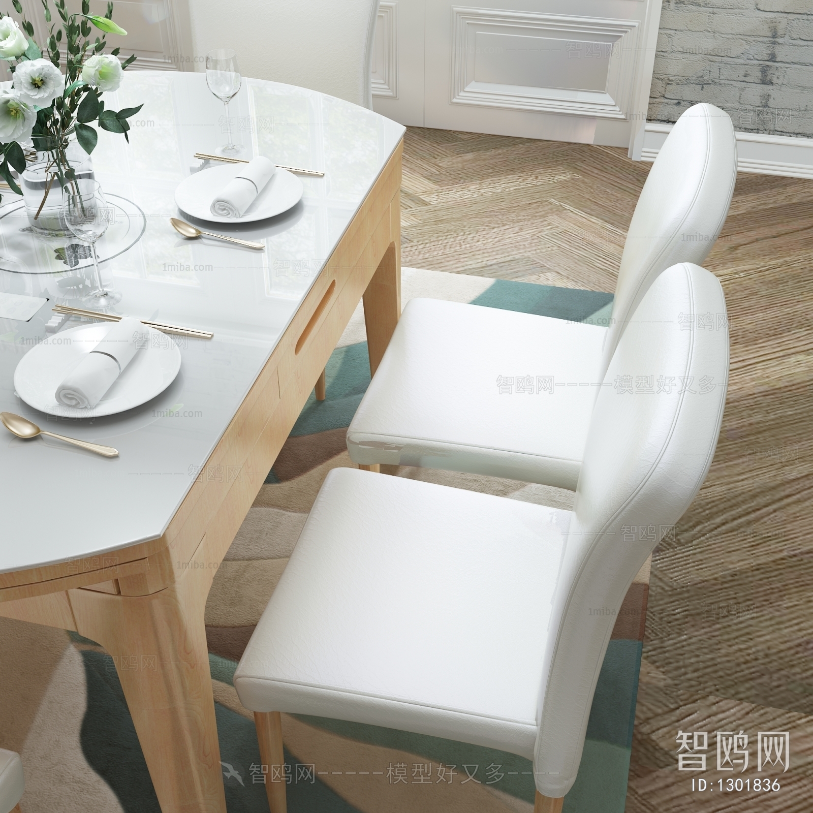 Nordic Style Dining Table And Chairs