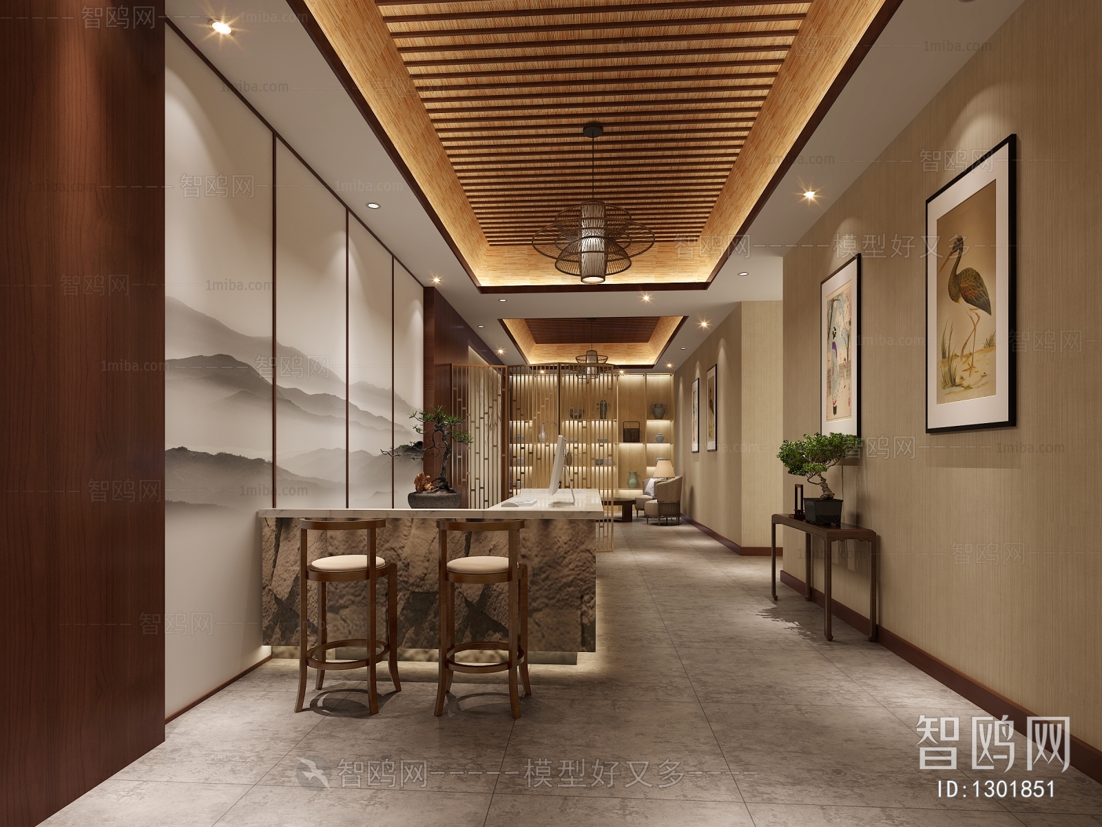 New Chinese Style Hotel Space