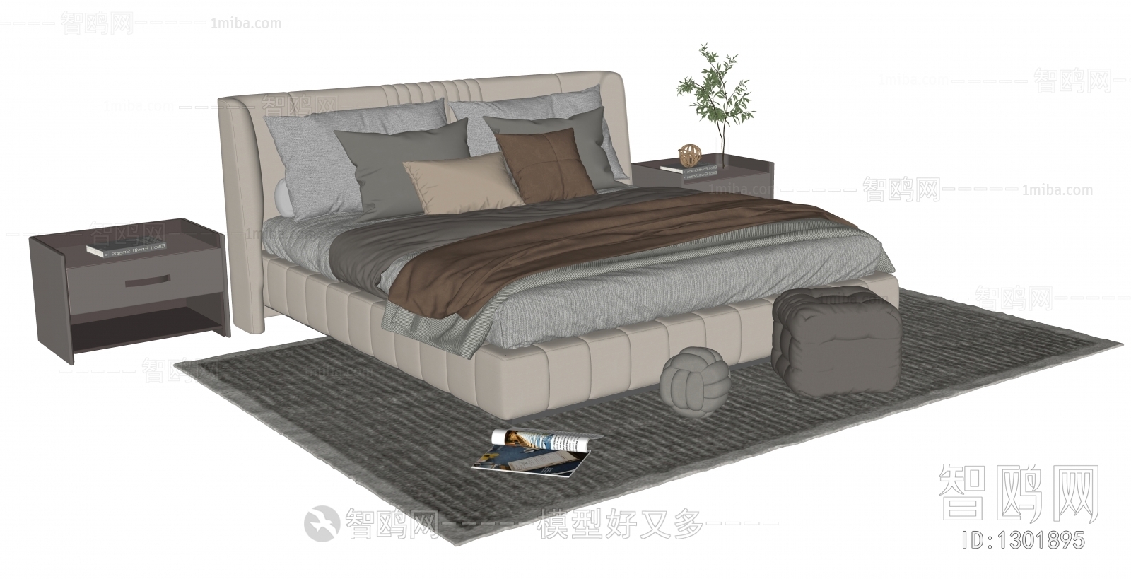 Modern Double Bed