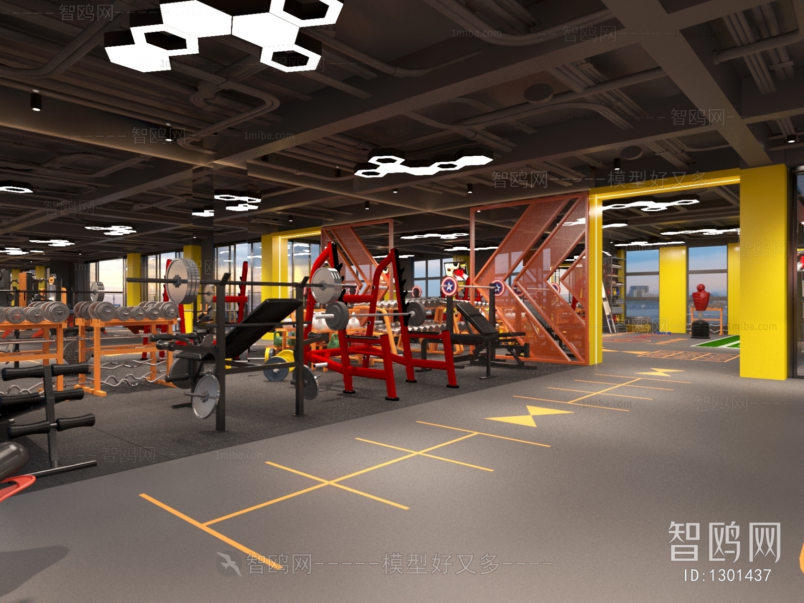 Industrial Style Gym