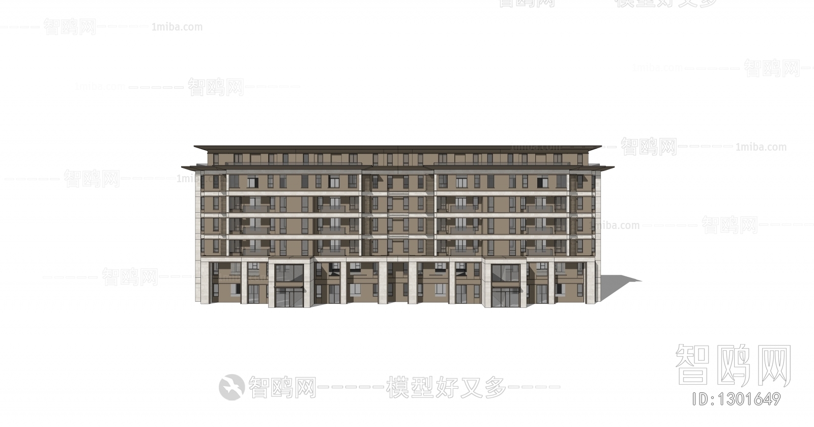 New Chinese Style Building Appearance