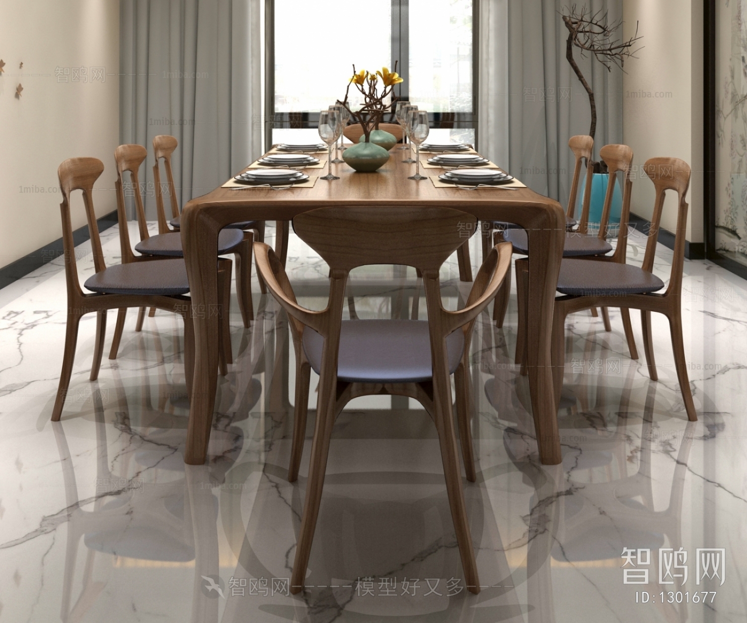 Nordic Style Dining Table And Chairs