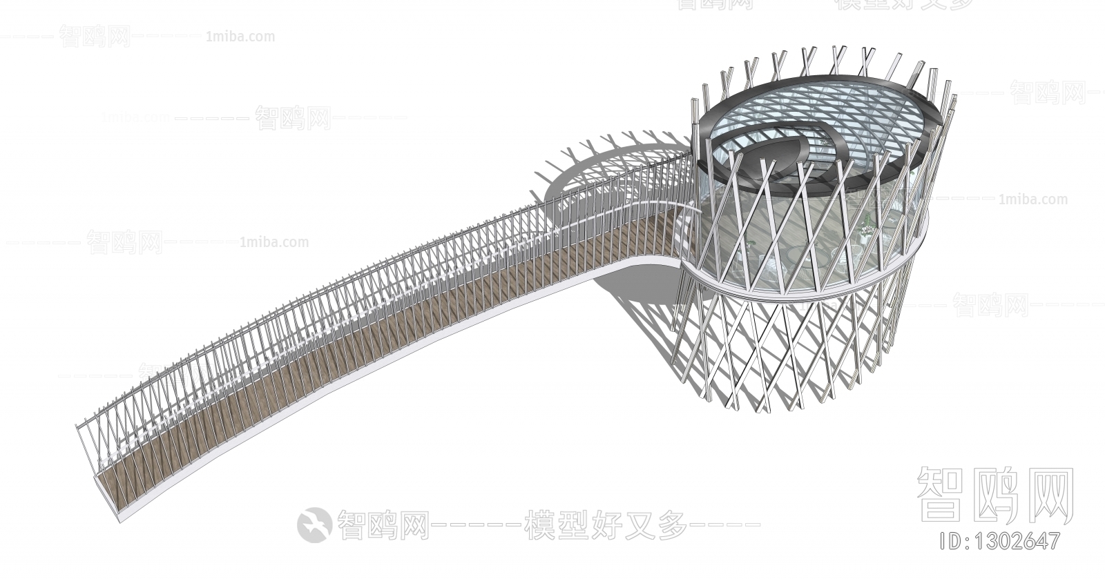 现代亭子 观景塔观景台