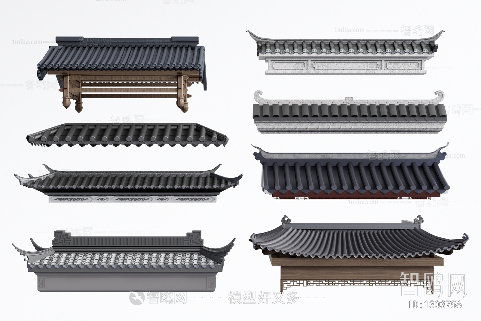 Chinese Style Ancient Architectural Buildings