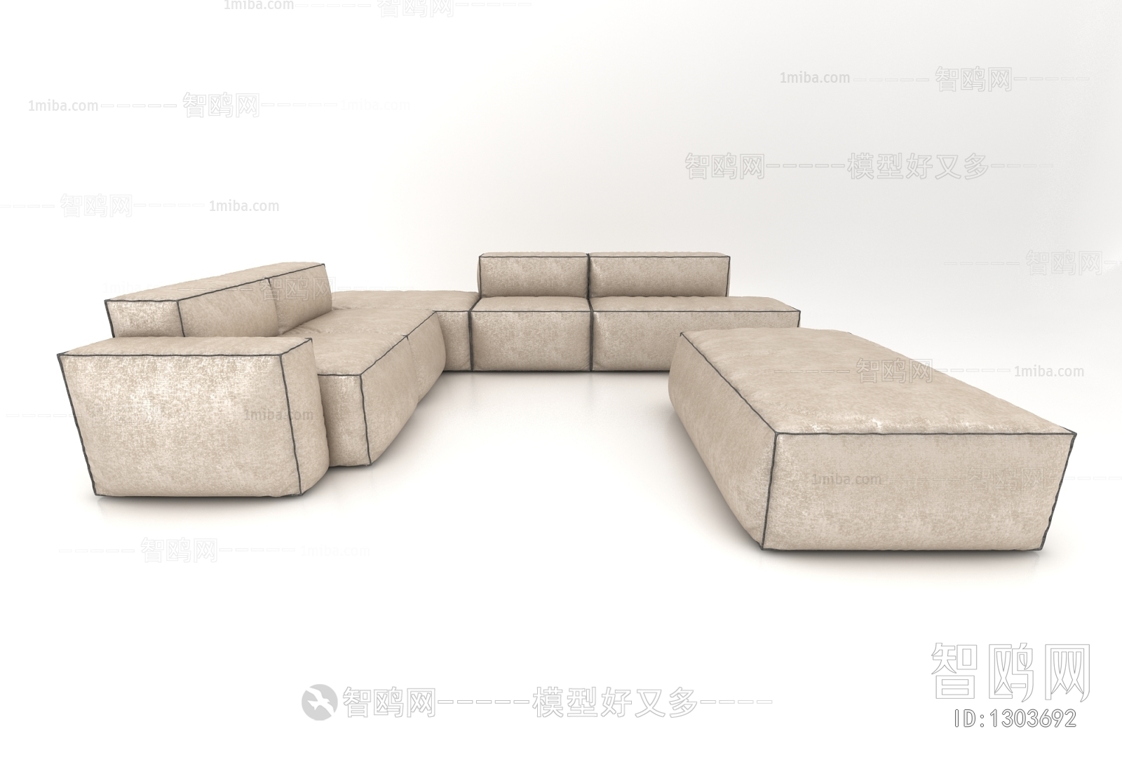 Modern Multi Person Sofa