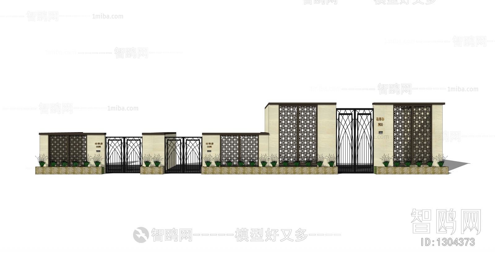 New Chinese Style Facade Element