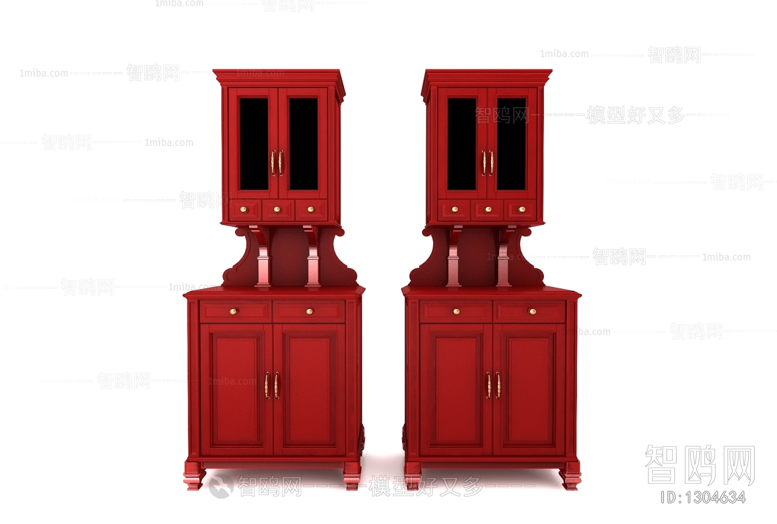 American Style Decorative Cabinet