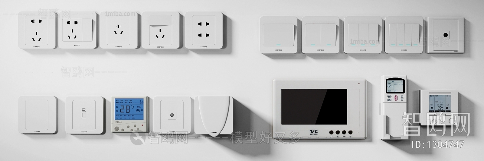 Modern Switch Socket Panel