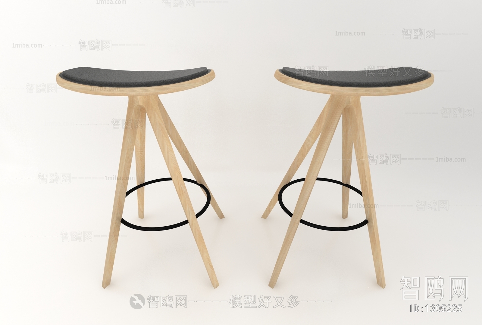 Nordic Style Bar Stool