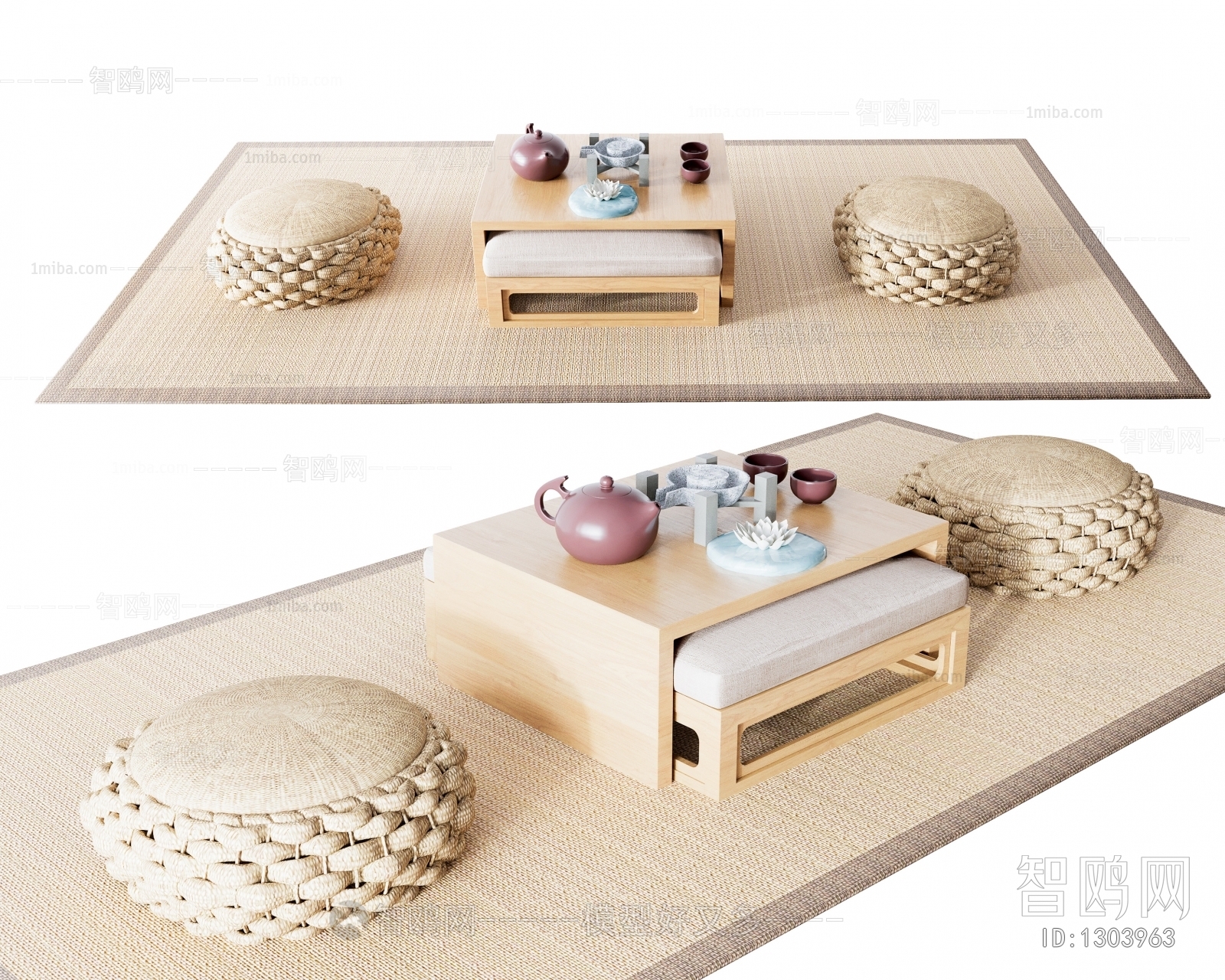 Japanese Style Tea Tables And Chairs