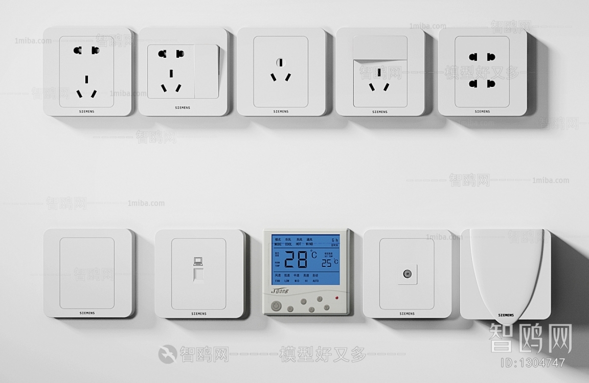 Modern Switch Socket Panel