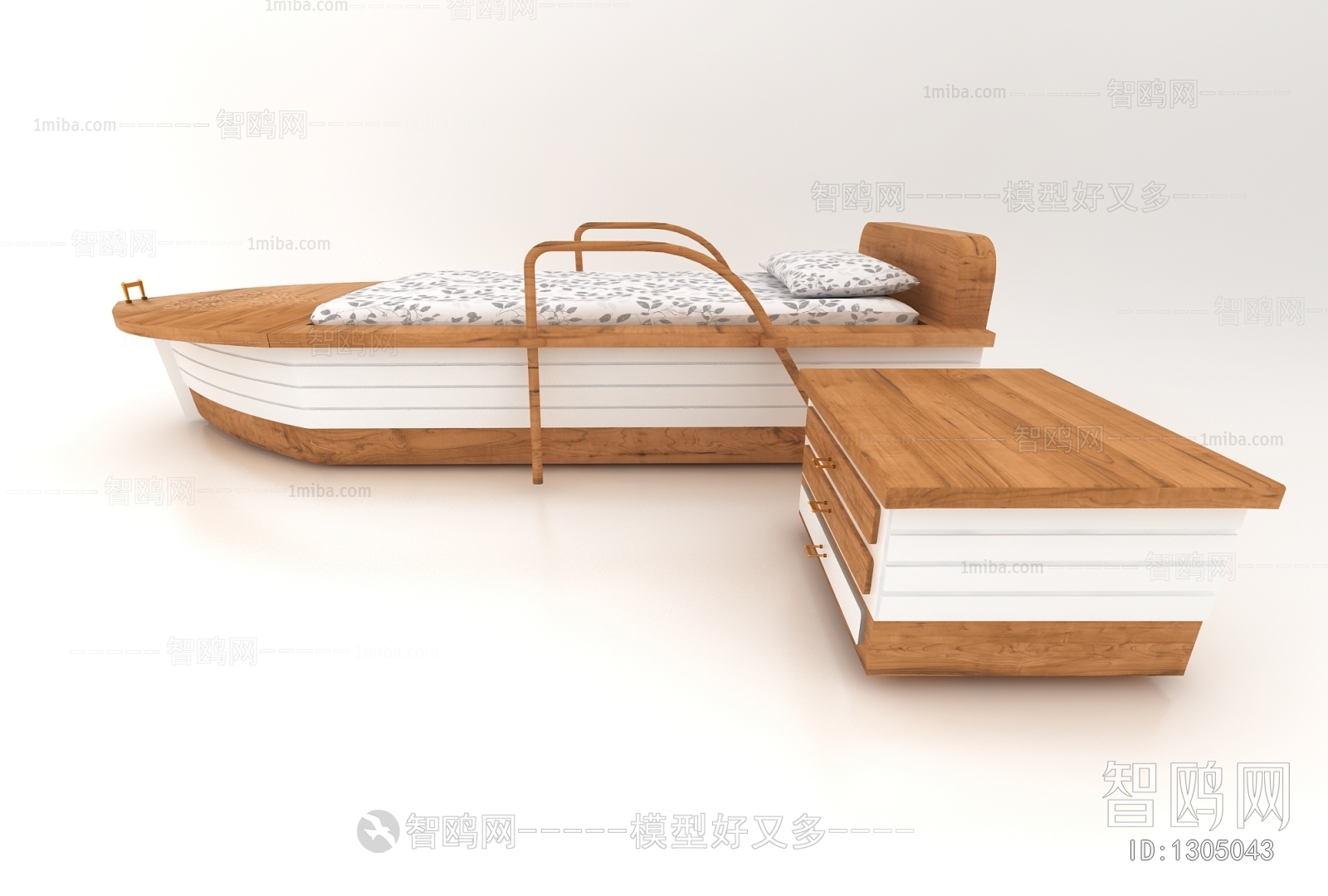 Mediterranean Style Single Bed