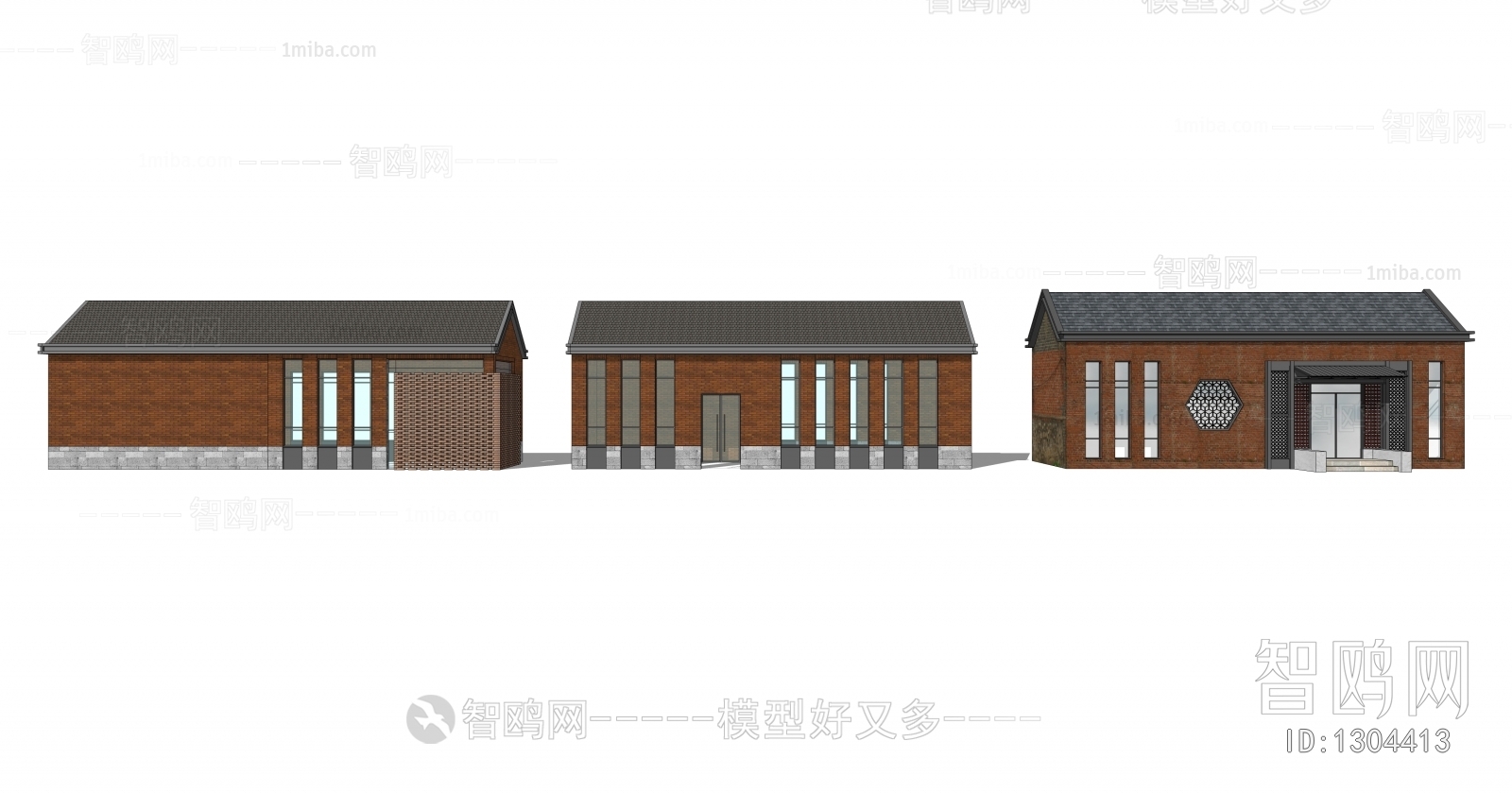 New Chinese Style Building Appearance