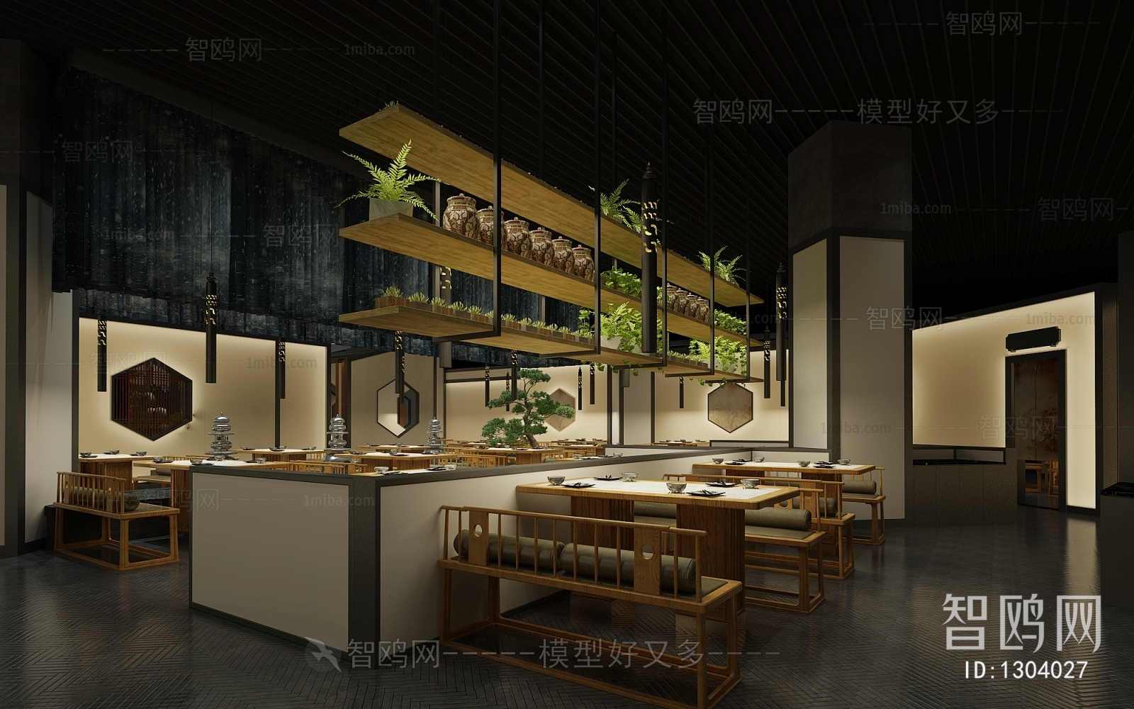 New Chinese Style Catering Space