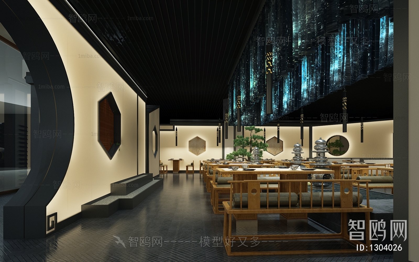 New Chinese Style Catering Space