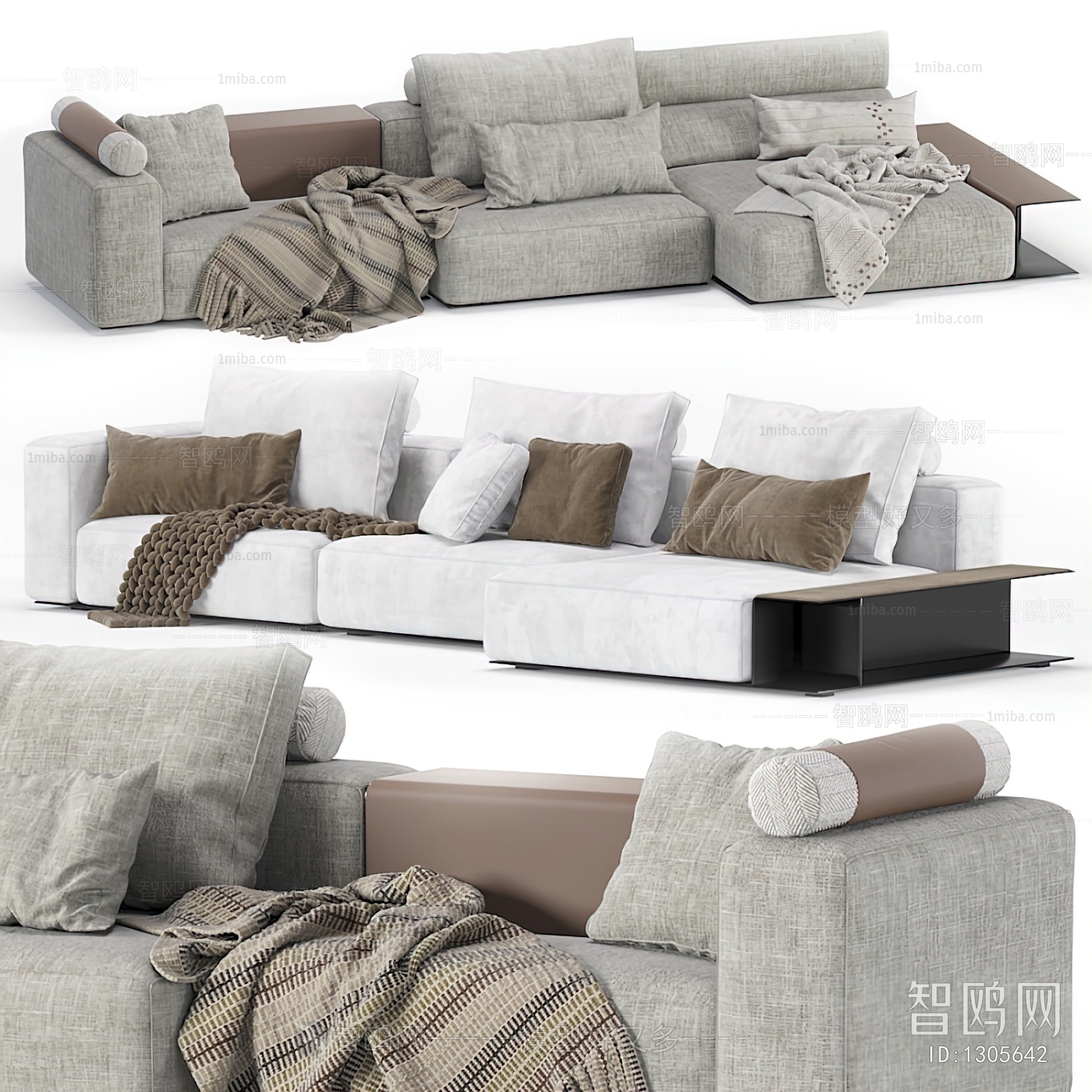 Modern Multi Person Sofa