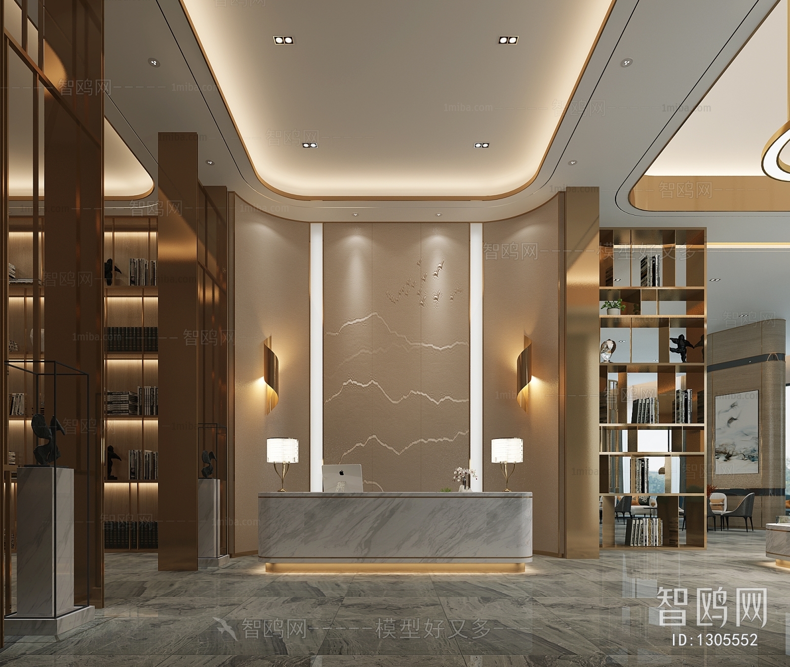 New Chinese Style Lobby Hall