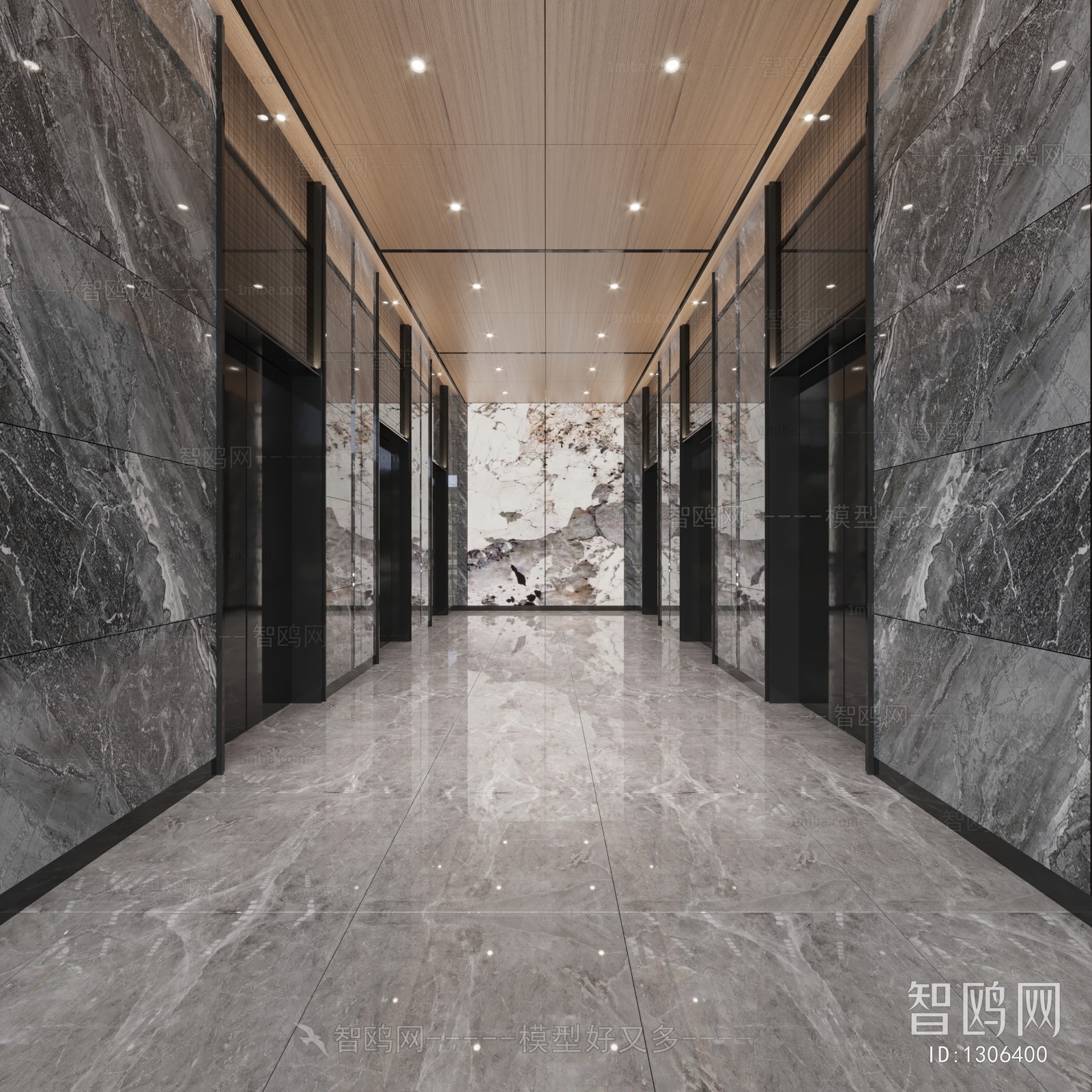 Modern Corridor/elevator Hall