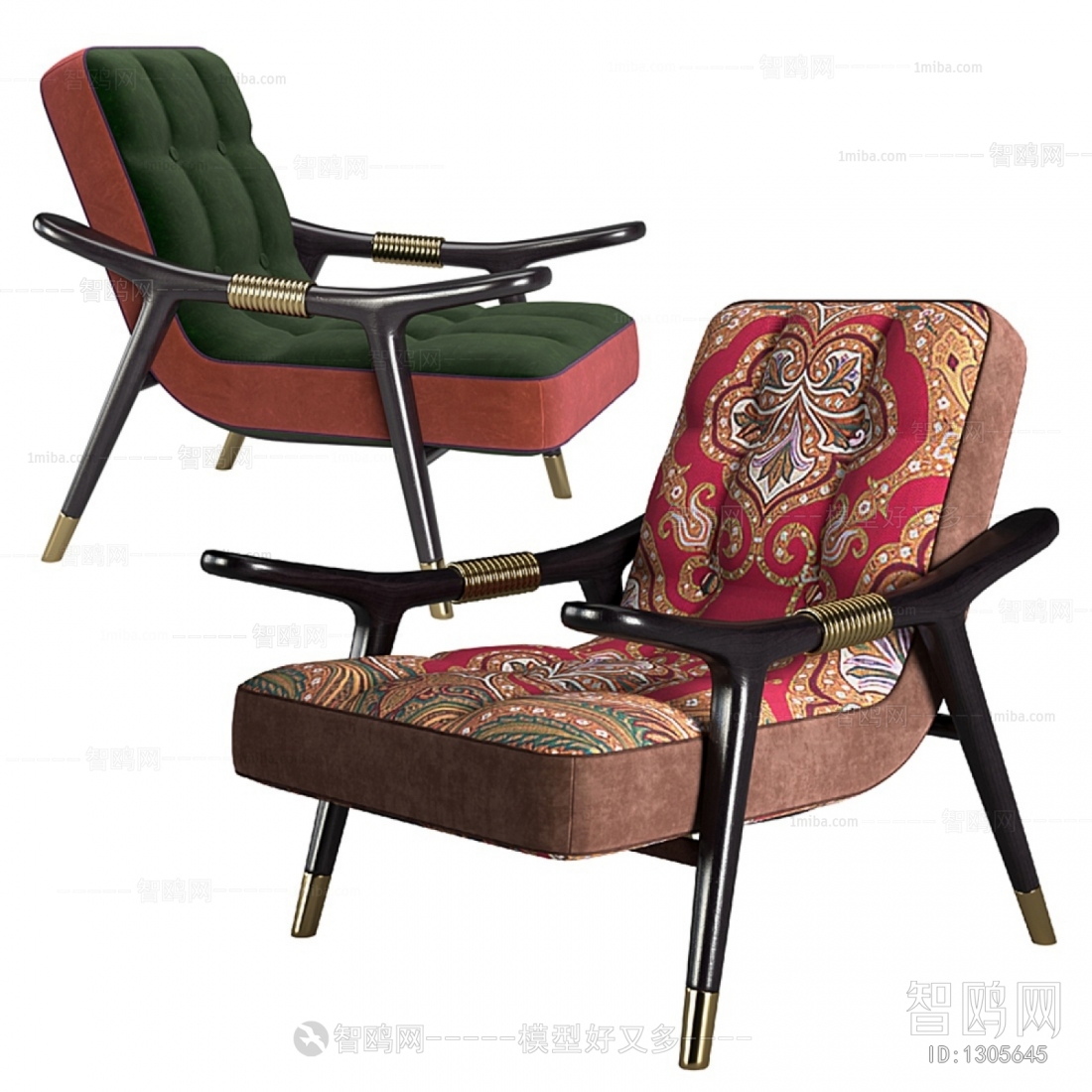 New Chinese Style Lounge Chair