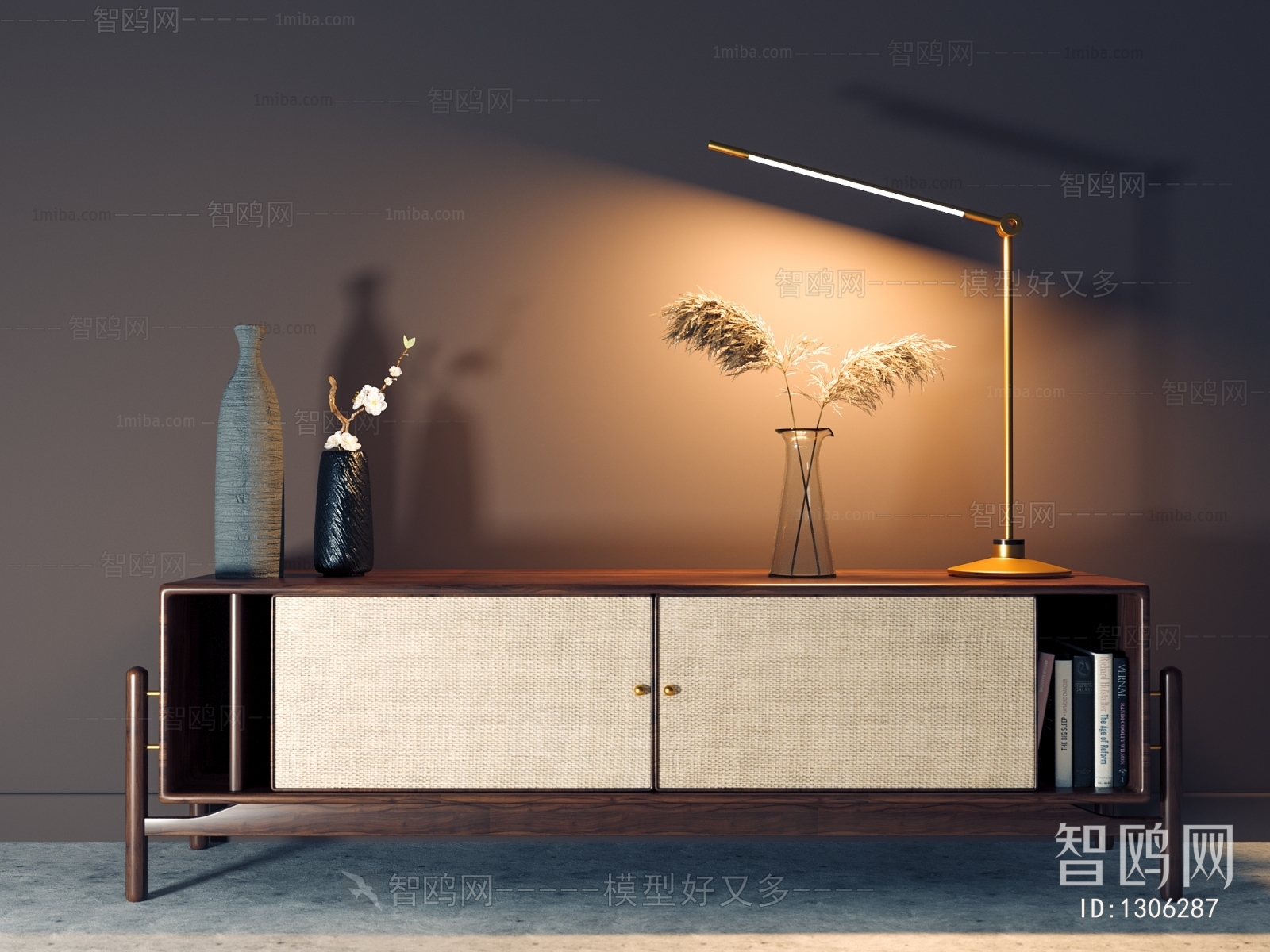 New Chinese Style TV Cabinet