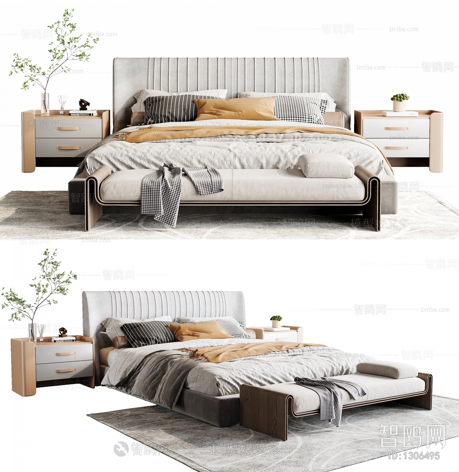 Modern Double Bed