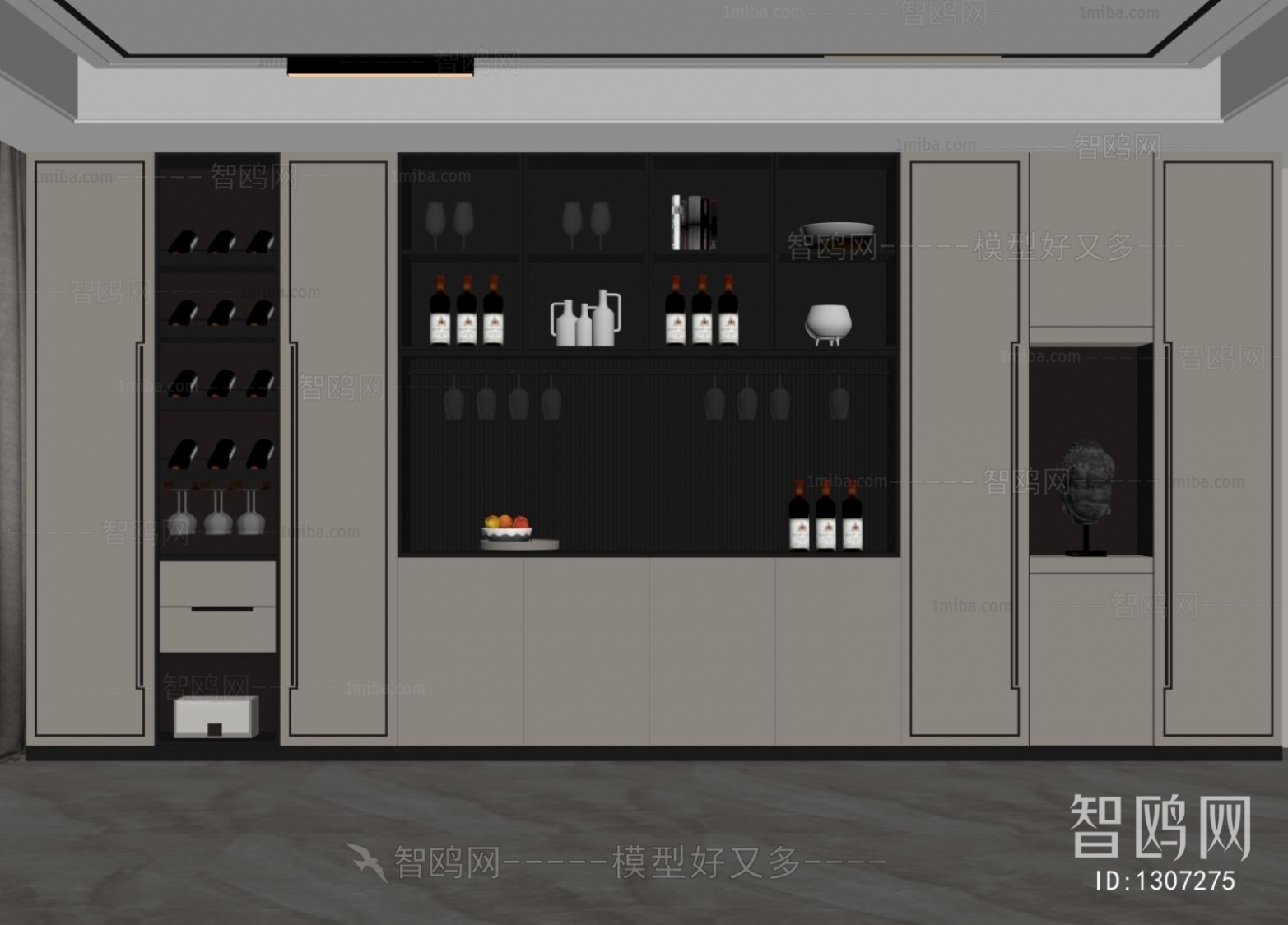新中式酒柜