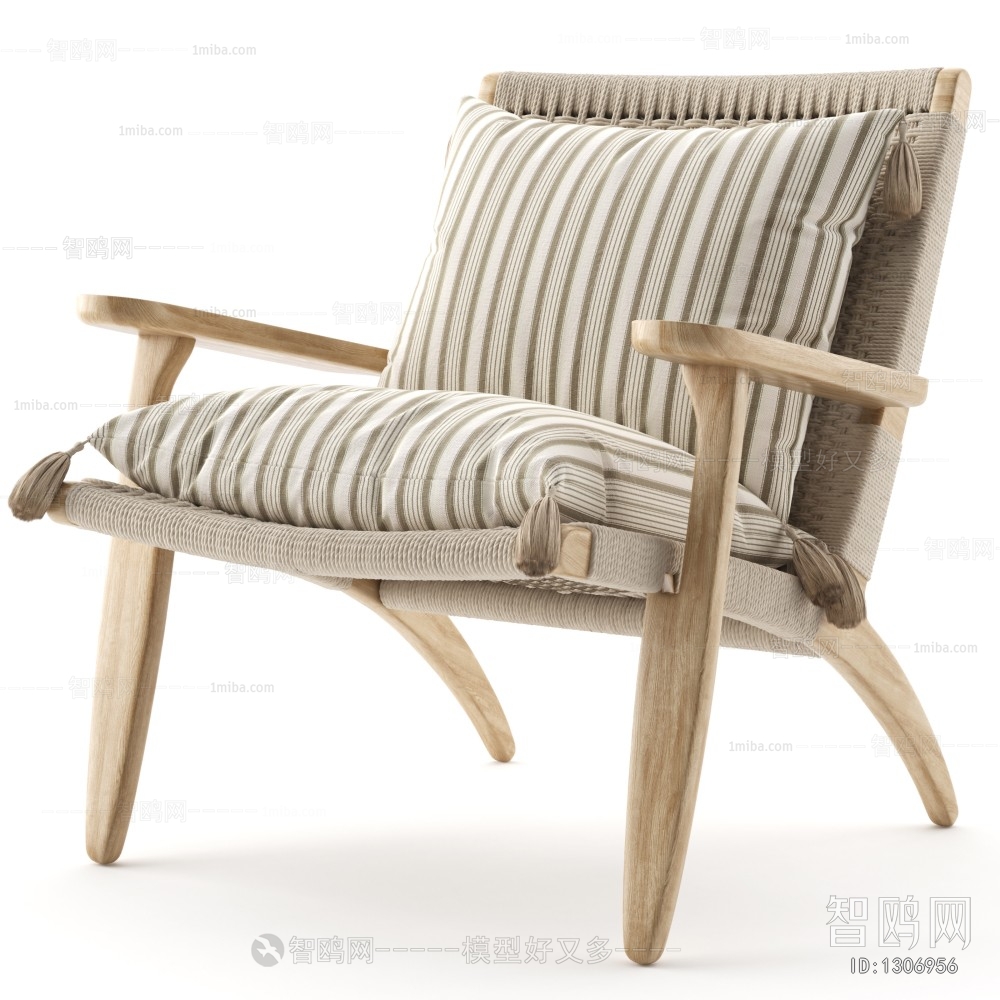 Wabi-sabi Style Lounge Chair