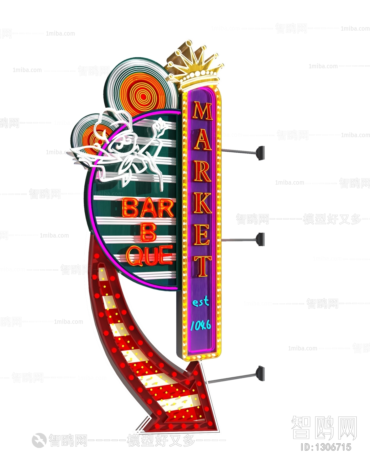 现代装饰灯霓虹灯