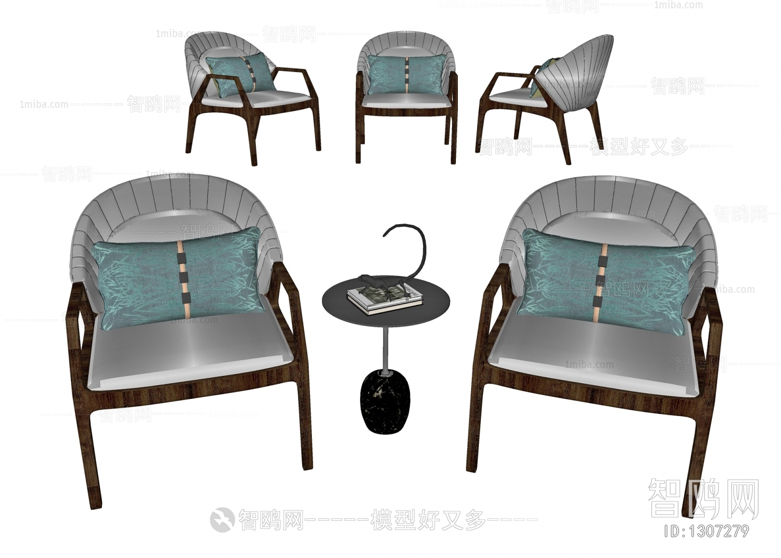 New Chinese Style Lounge Chair