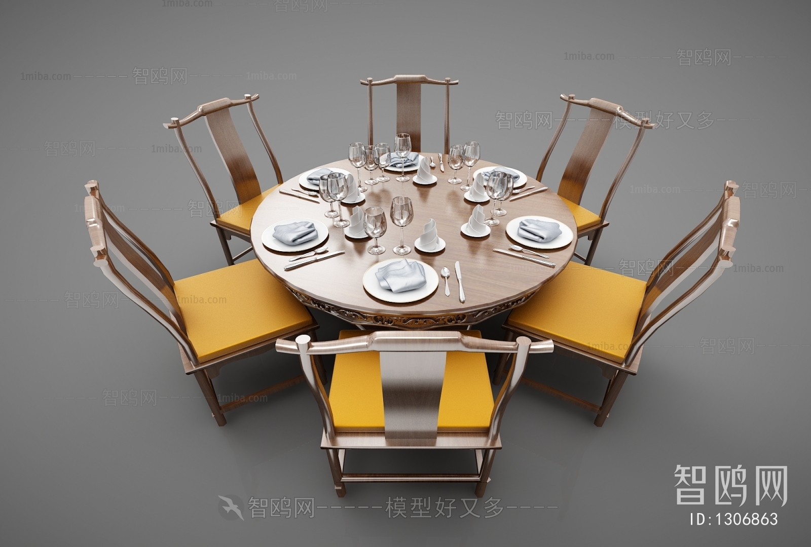 New Chinese Style Dining Table And Chairs