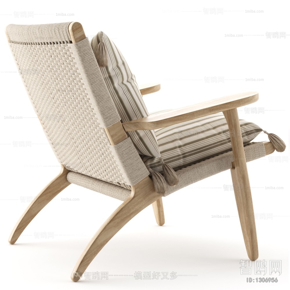 Wabi-sabi Style Lounge Chair