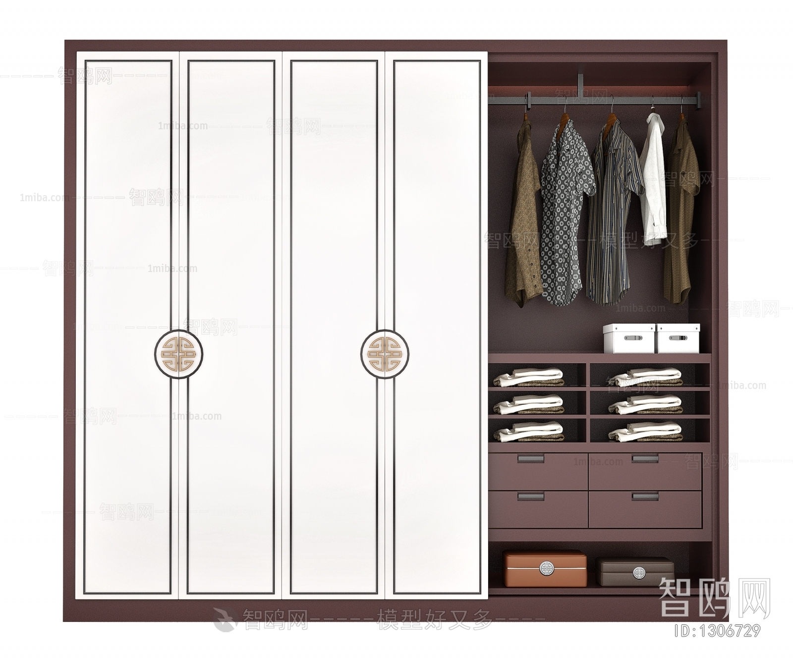 New Chinese Style The Wardrobe