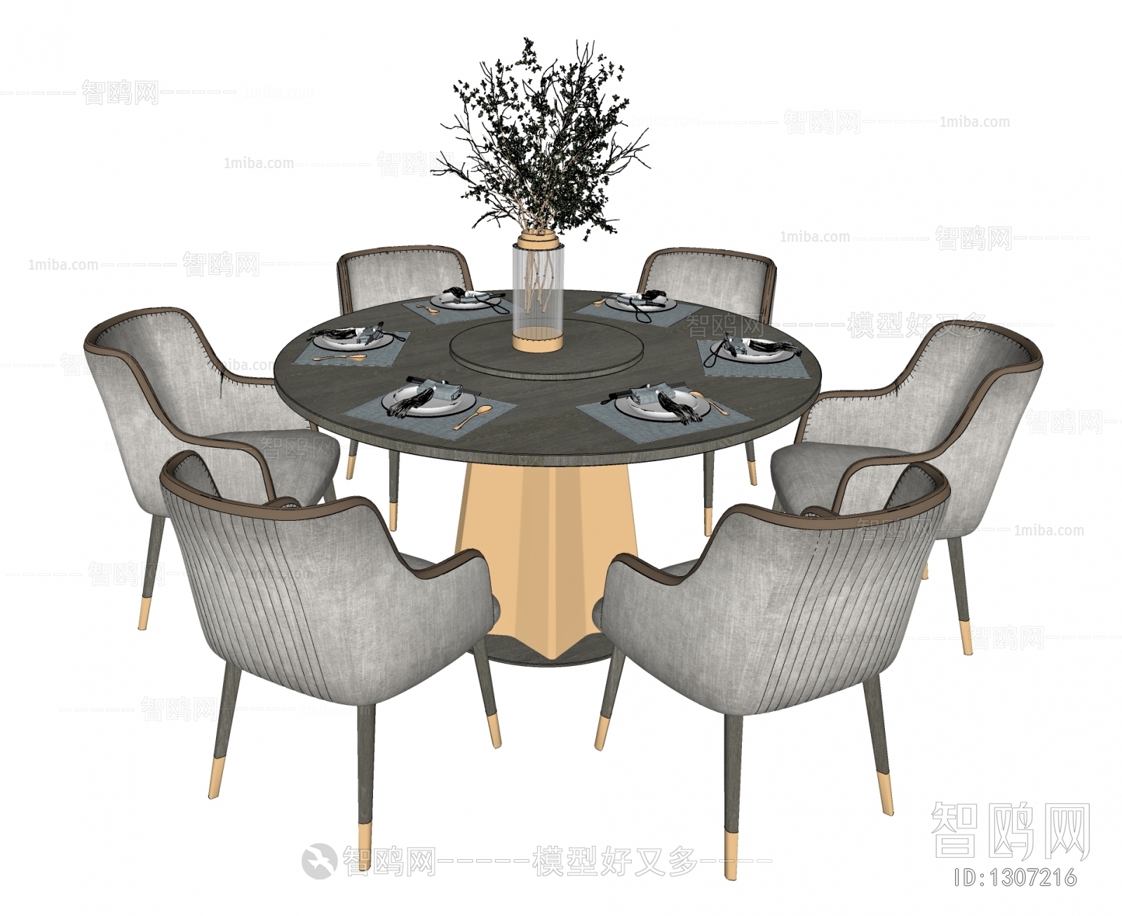 New Chinese Style Dining Table And Chairs