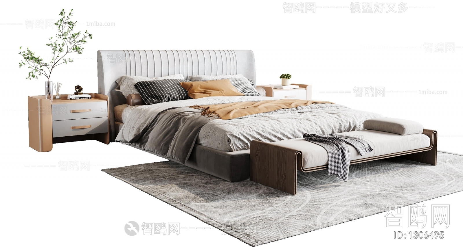 Modern Double Bed