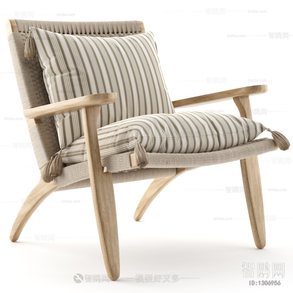 Wabi-sabi Style Lounge Chair