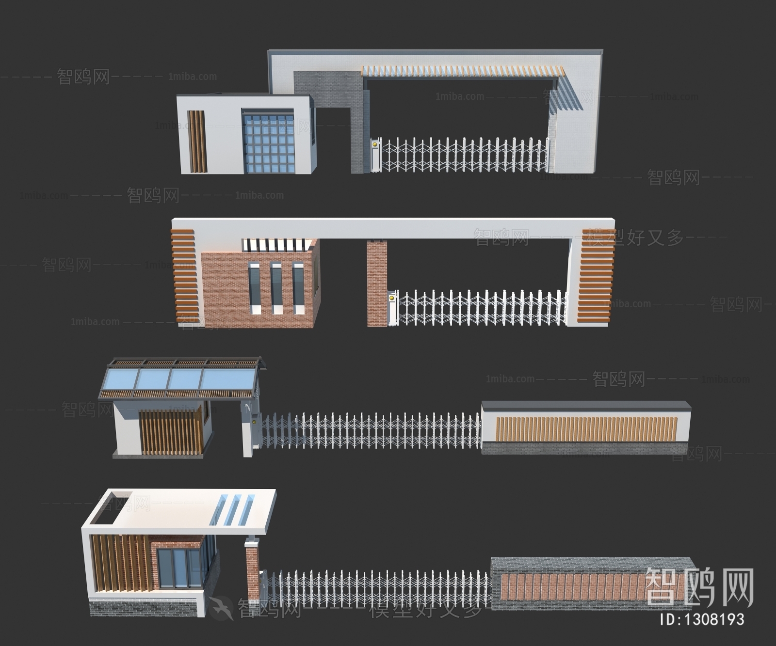 欧式门卫亭 商业建筑大门