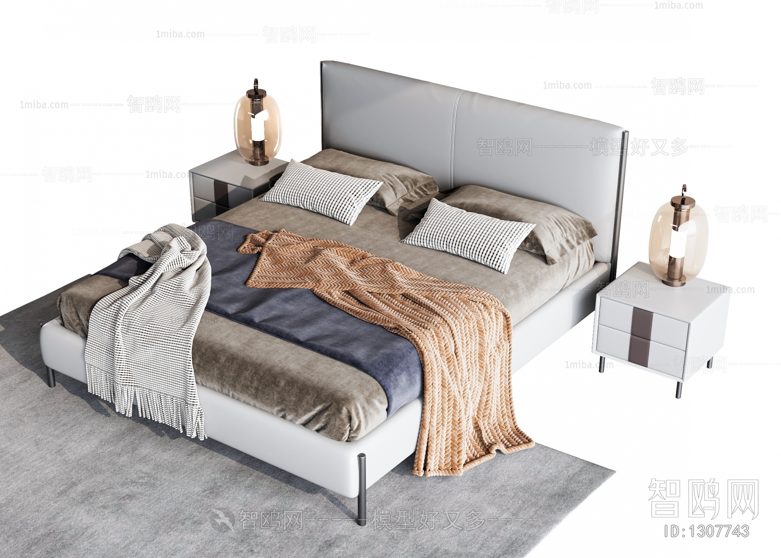 Modern Double Bed