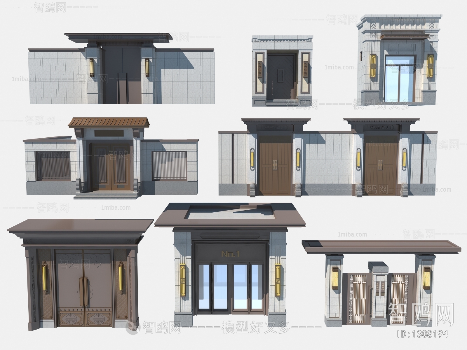 Chinese Style European Style Facade Element