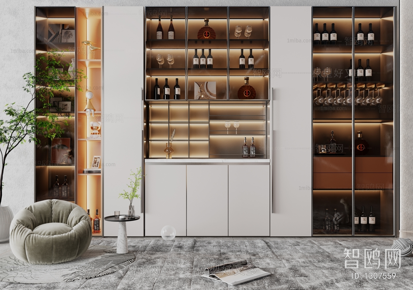 Modern Wine Cabinet