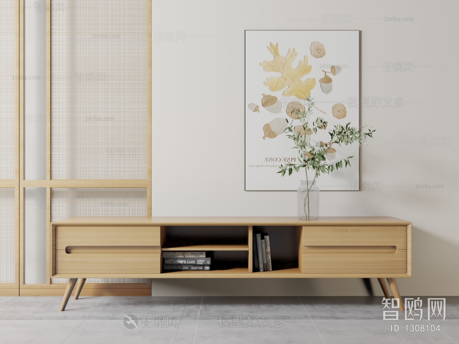 Nordic Style TV Cabinet