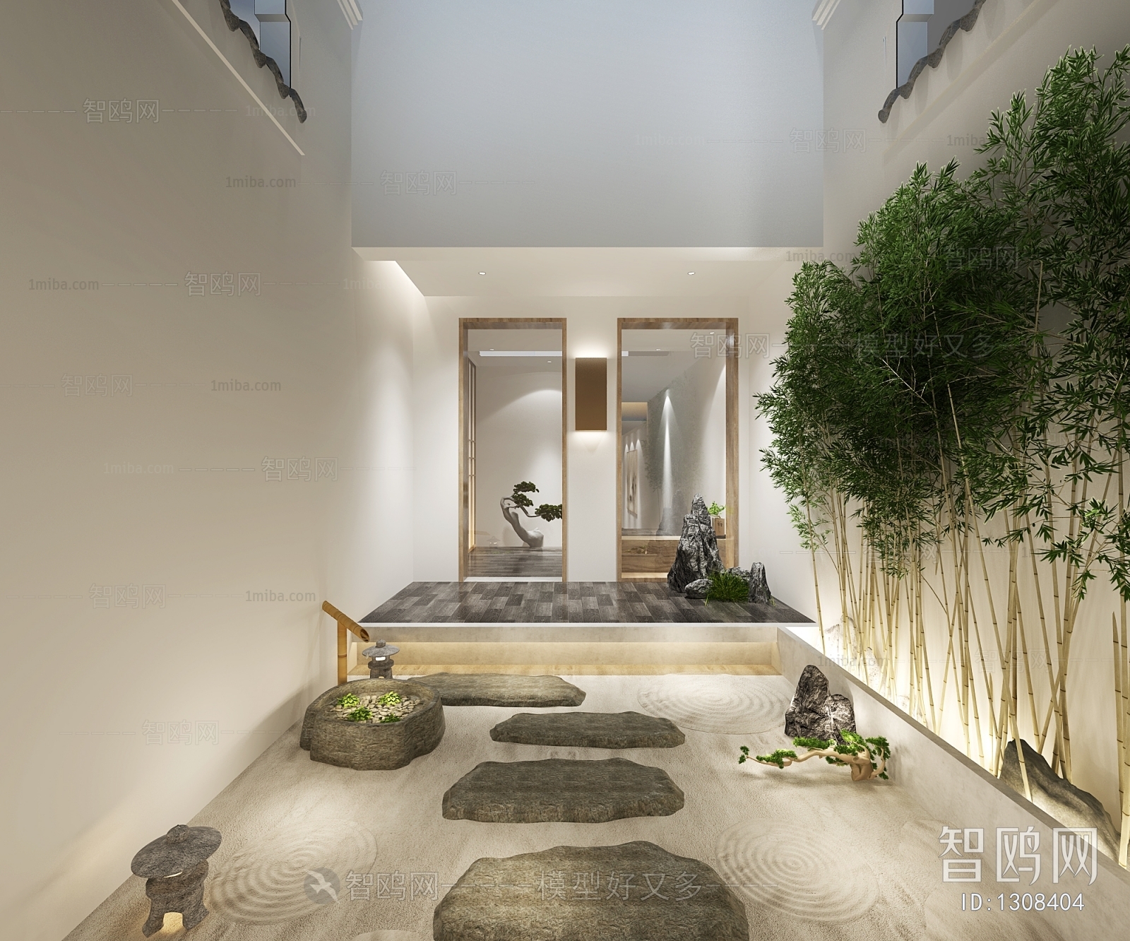 New Chinese Style Courtyard/landscape