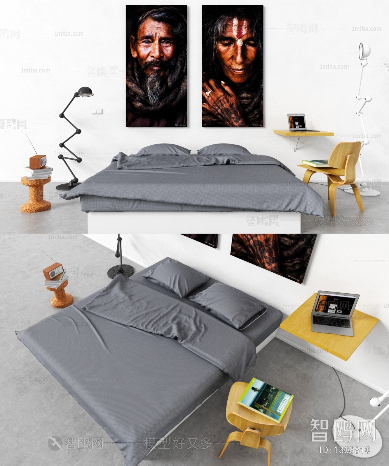 Modern Double Bed