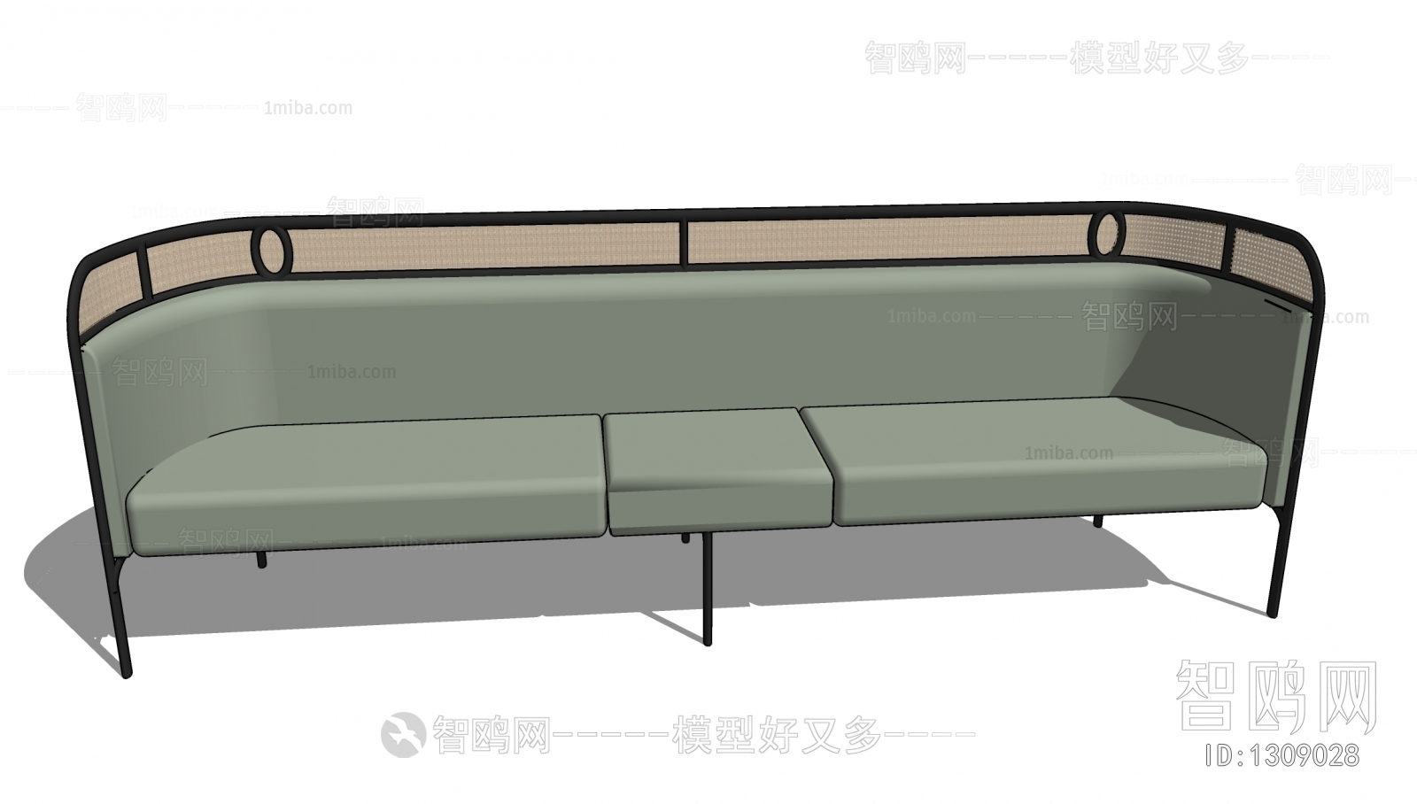 藤编休闲椅组合