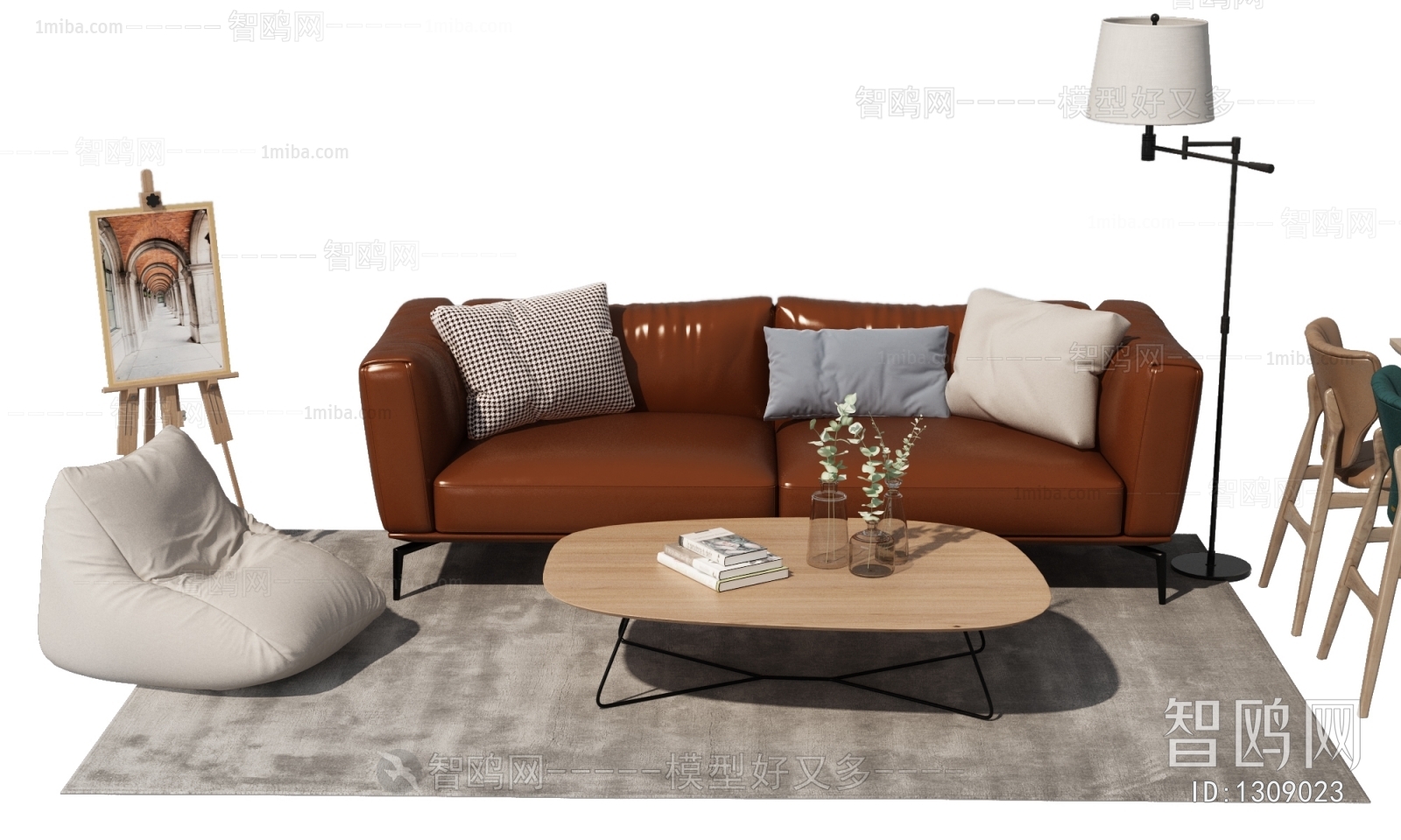 Nordic Style Sofa Combination