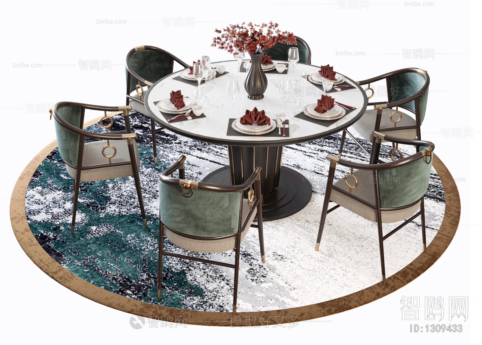 New Chinese Style Dining Table And Chairs