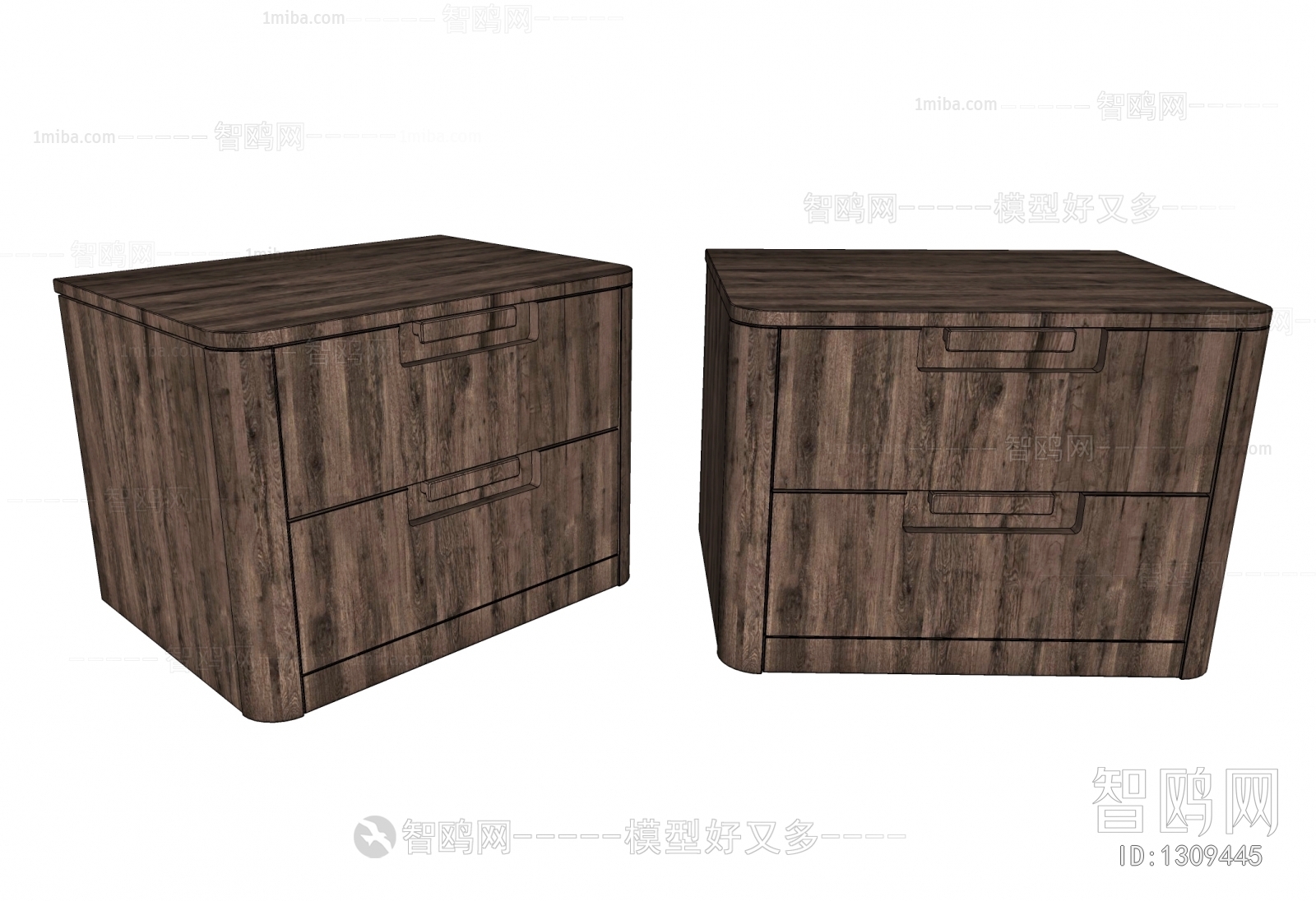 New Chinese Style Bedside Cupboard