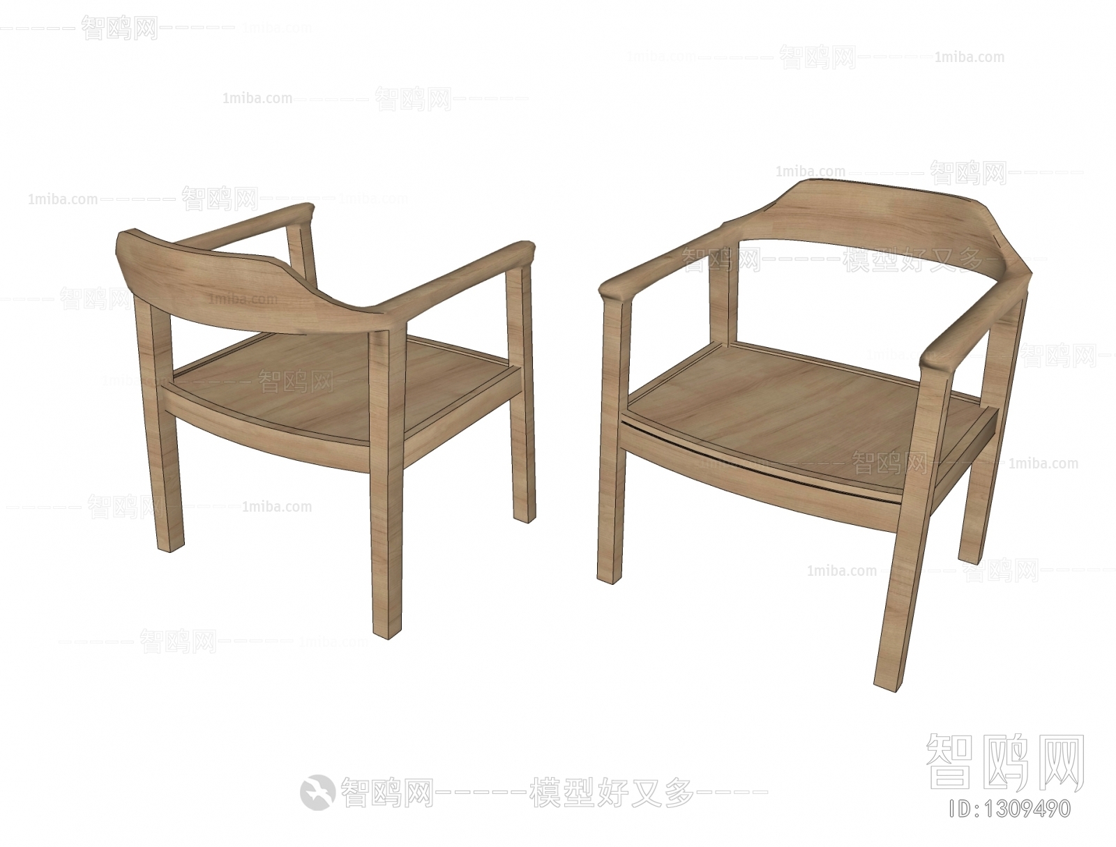 Nordic Style Japanese Style Lounge Chair