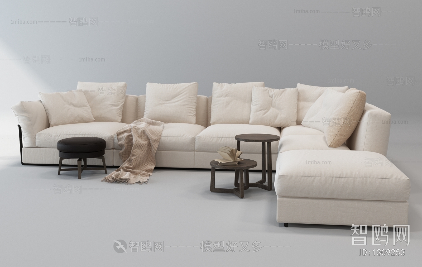 Modern Multi Person Sofa