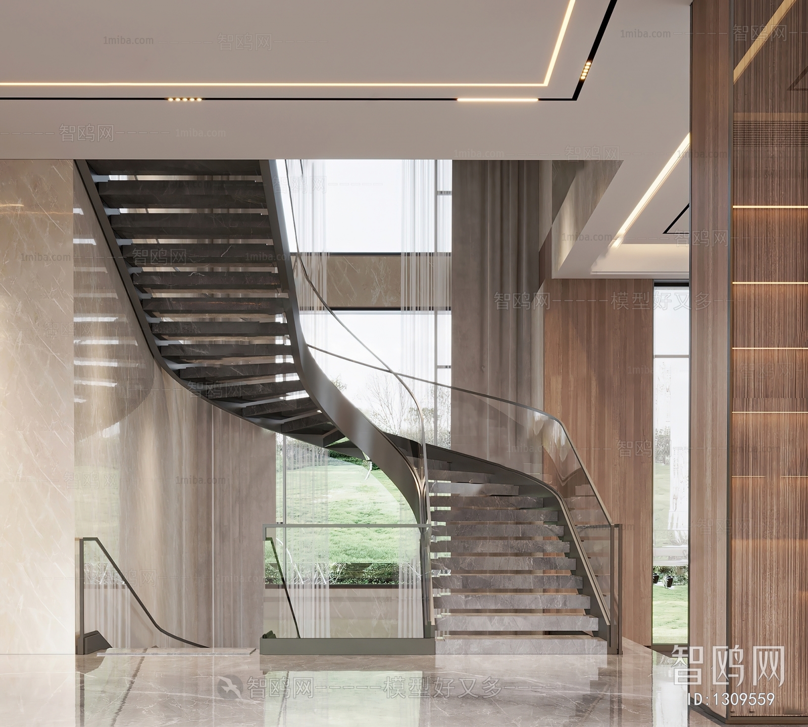 Modern Stairwell