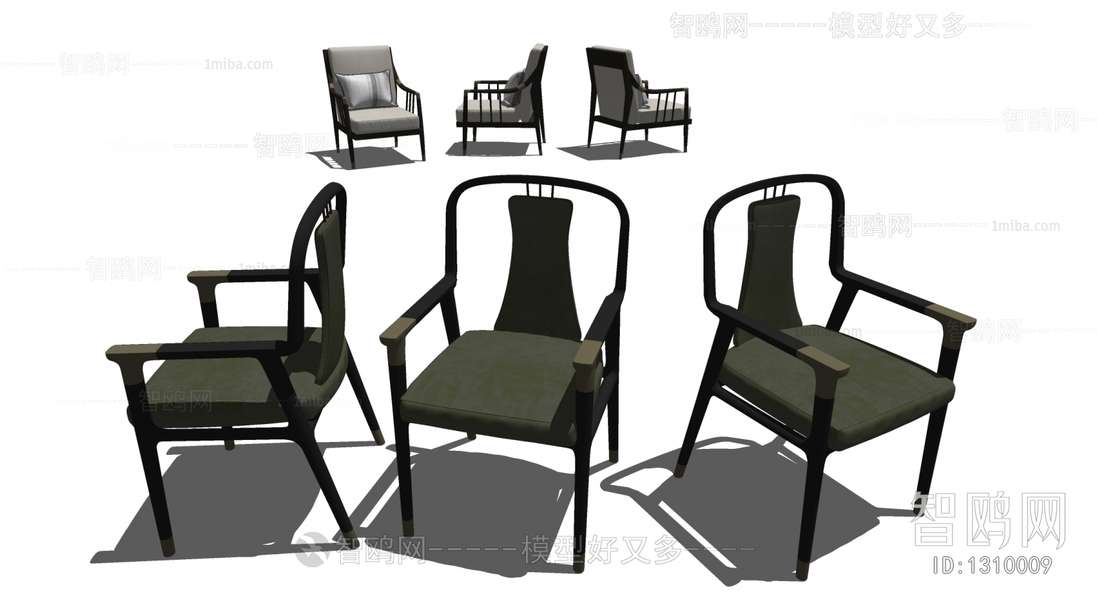 New Chinese Style Lounge Chair